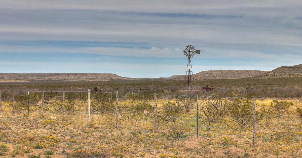 windmill near Midland Odessa Texas