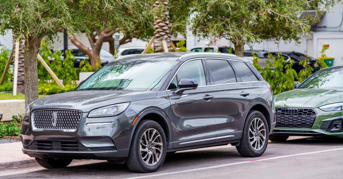 Lincoln Corsair SUV on the streets
