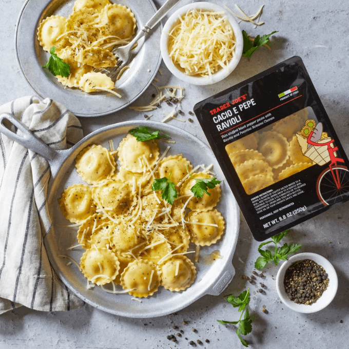 Trader Joe's-Cacio e pepe ravioli