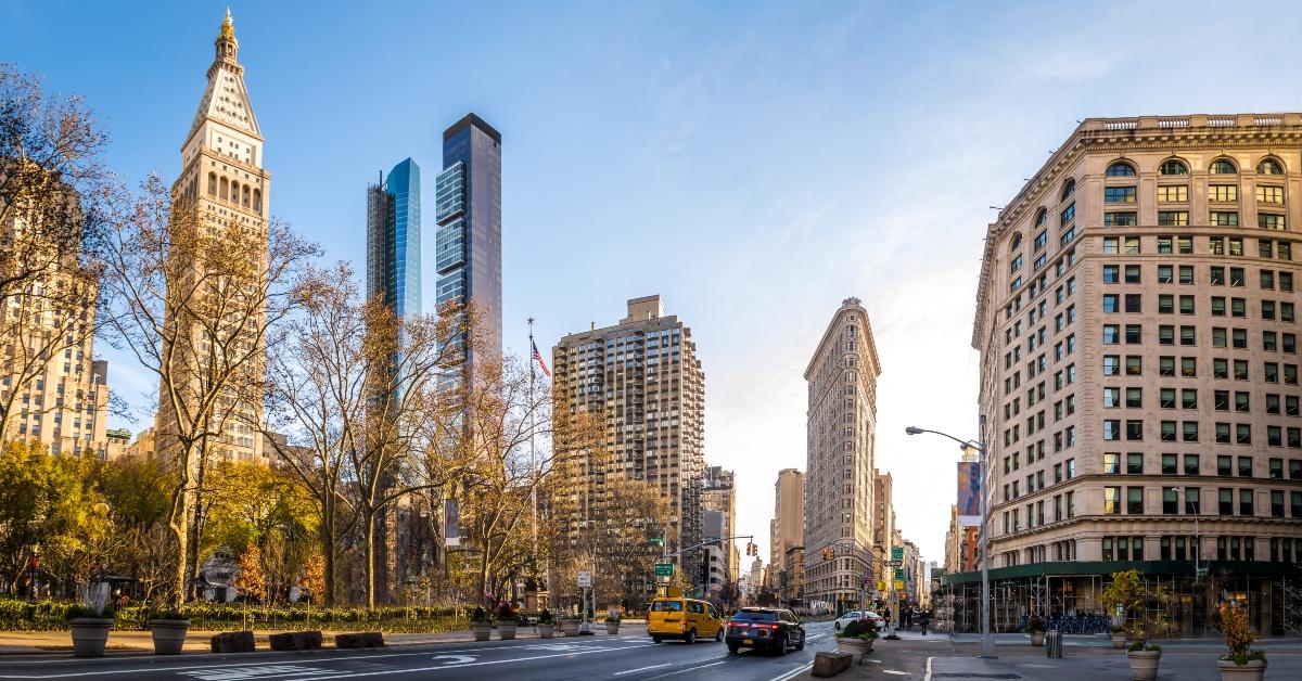 buildings around Madison Square Park