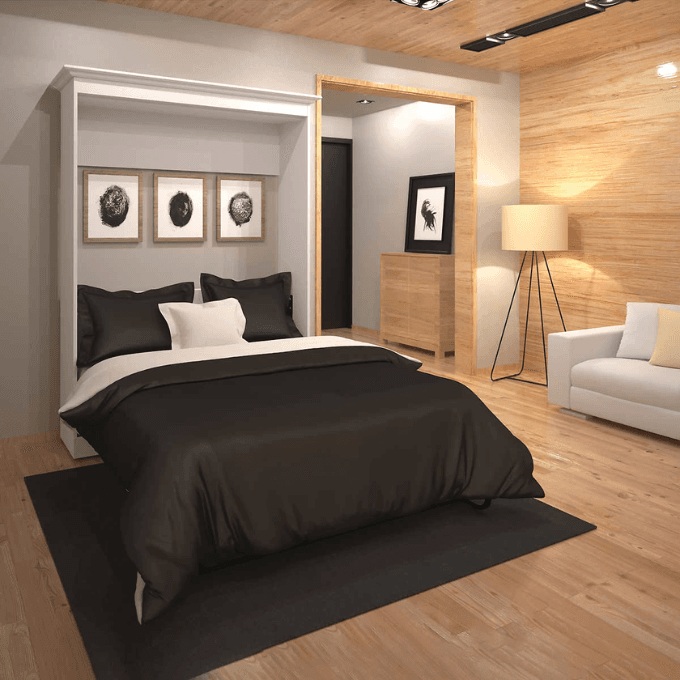 Costco-Bestar Audrea Full Wall Bed in White
