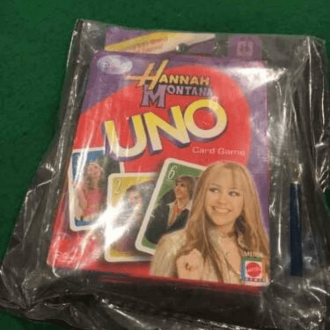 Ebay-Used set of Hannah Montana Uno cards