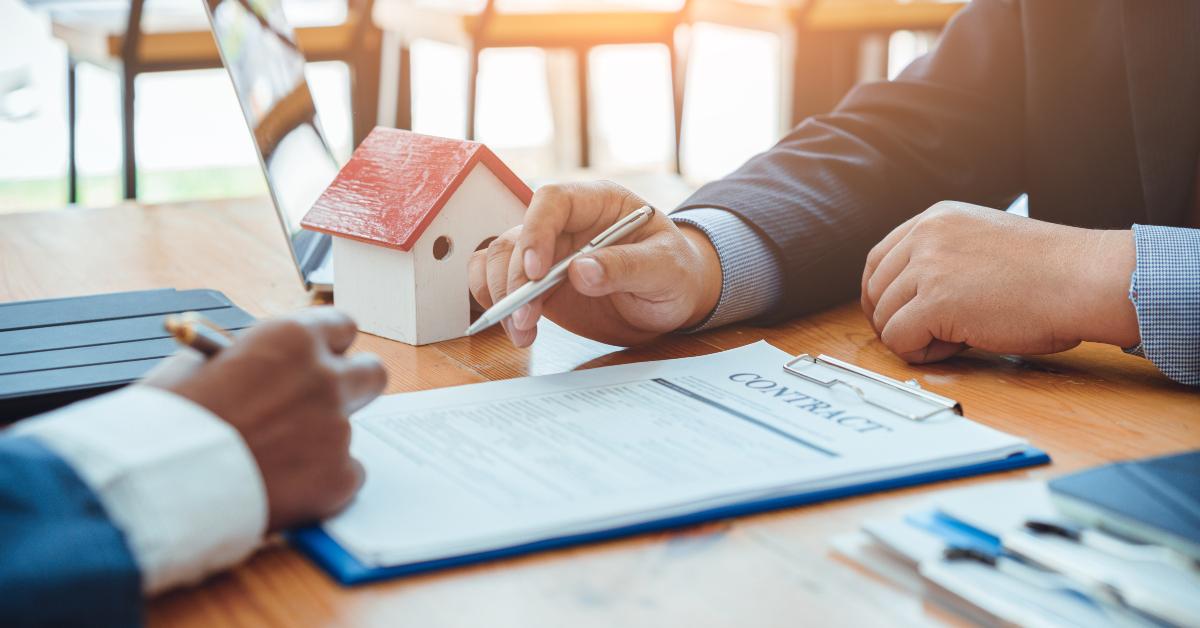 businessman hands are signing contract agreement