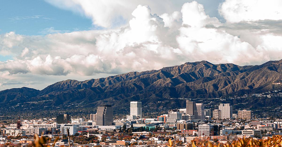 downtown Glendale California skyline