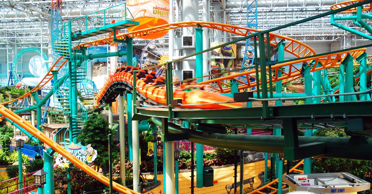 indoor amusement park at the Mall of America