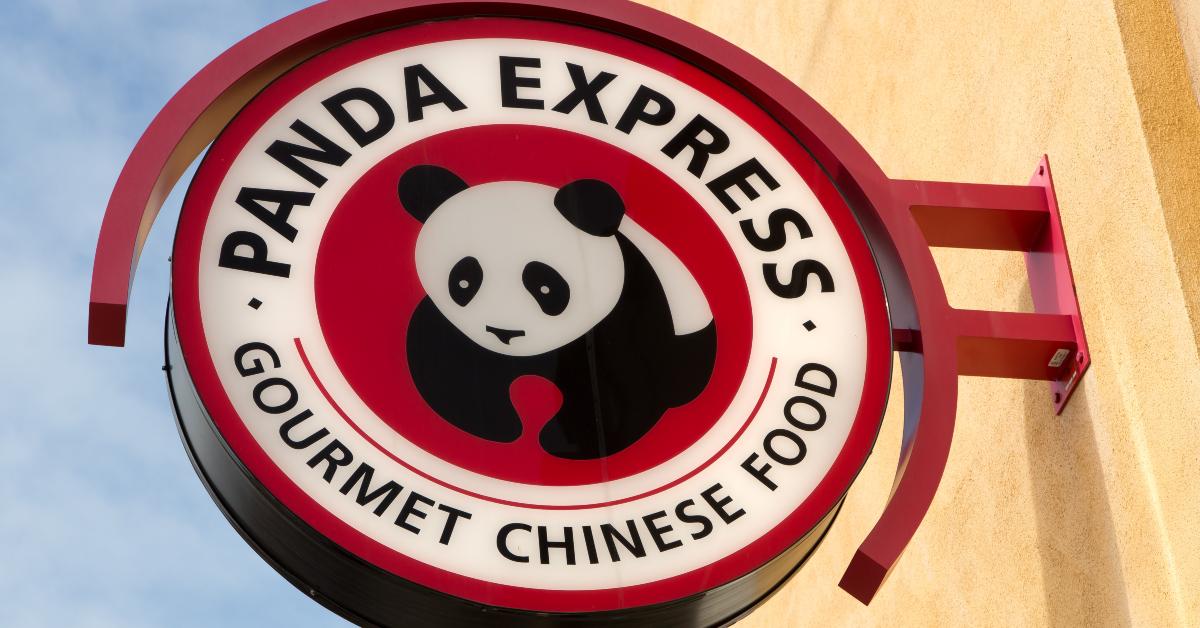 Panda Express exterior and logo