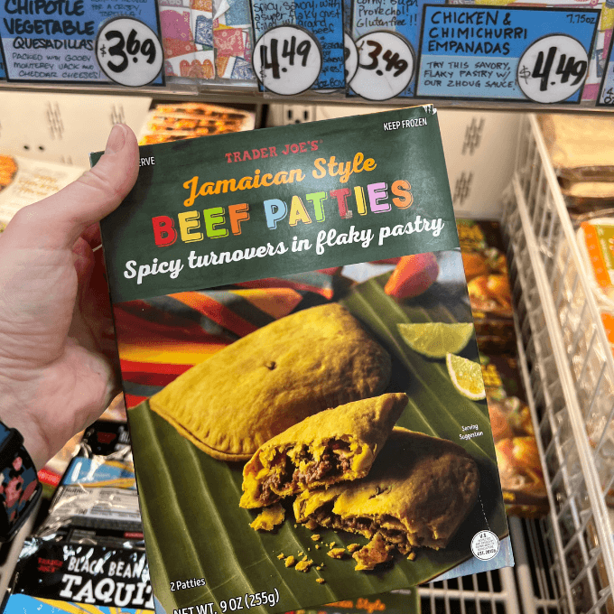 Trader Joe's-Jamaican style beef patties