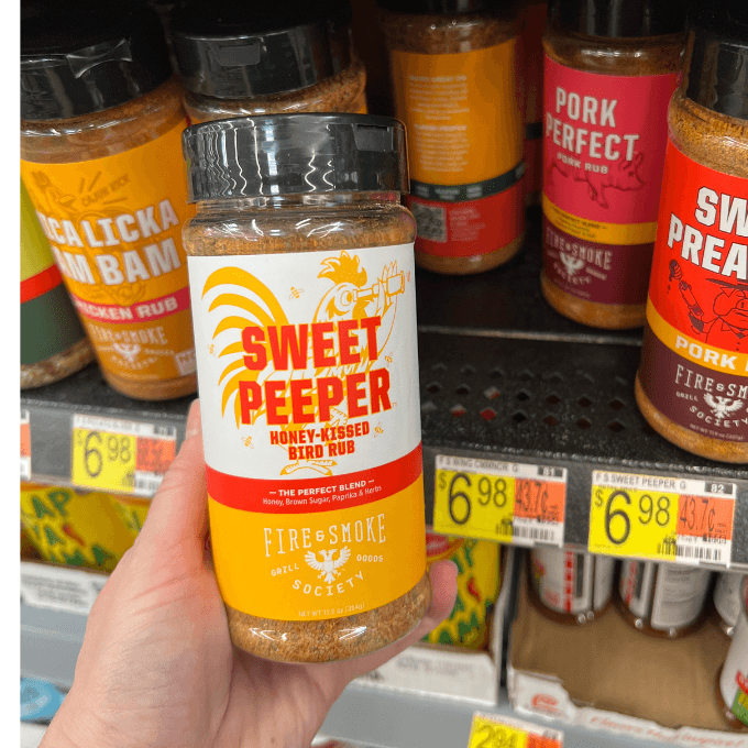 Walmart-Fire and Smoke honey peeper bird rub seasoning