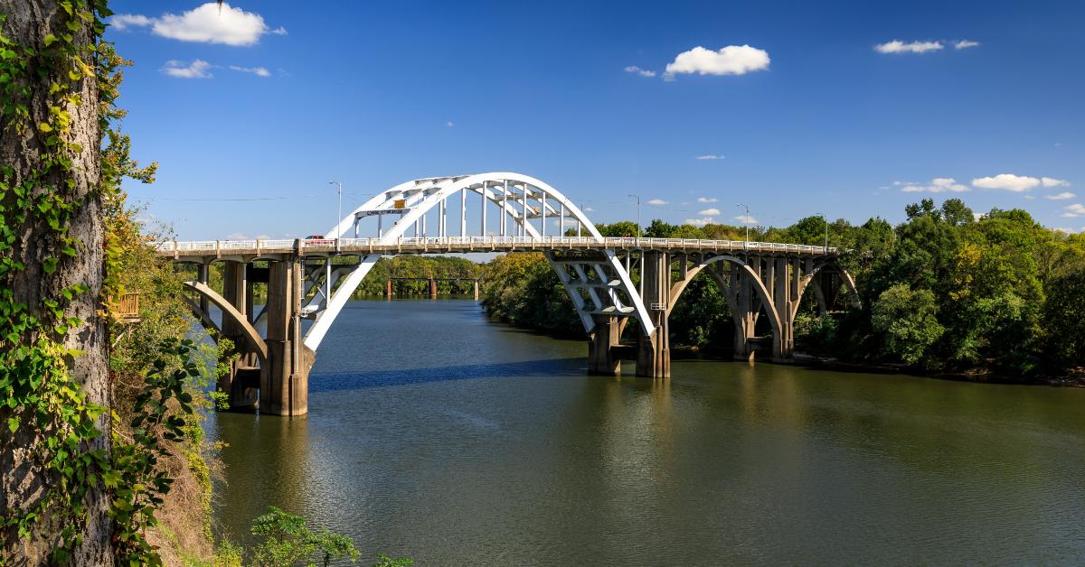 historic Edmund Pettus Bridge Selma Alabama