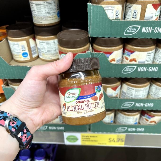 simply nature almond butter aldi