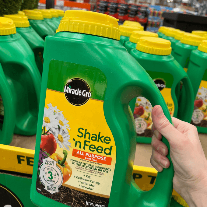 Costco-Miracle-Gro Shake-N-Feed 8 Lb jug all purpose fertilizer