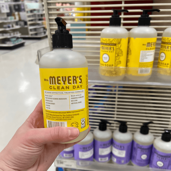 Target-Mrs. Meyers Clean All Day hand soap