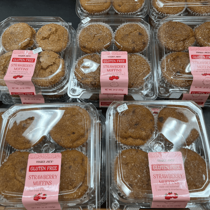 Trader Joe's - gluten-free strawberry muffins