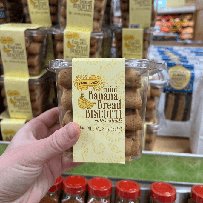 Trader Joe's - mini banana bread biscotti