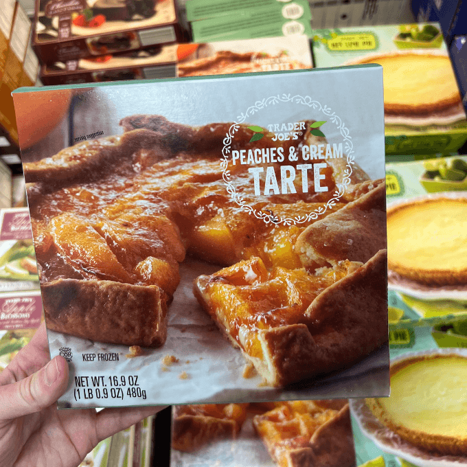 Trader Joe's - peaches and cream tarte