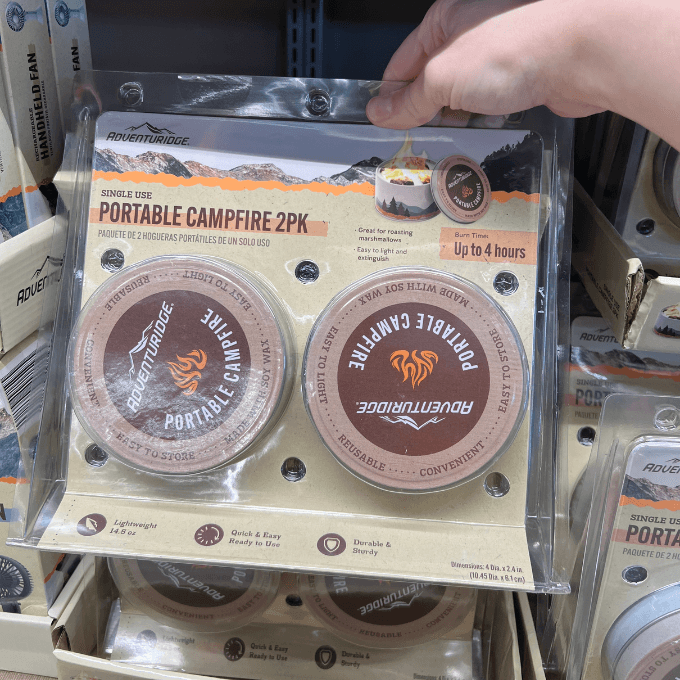 Aldi - portable campfire 2-pack