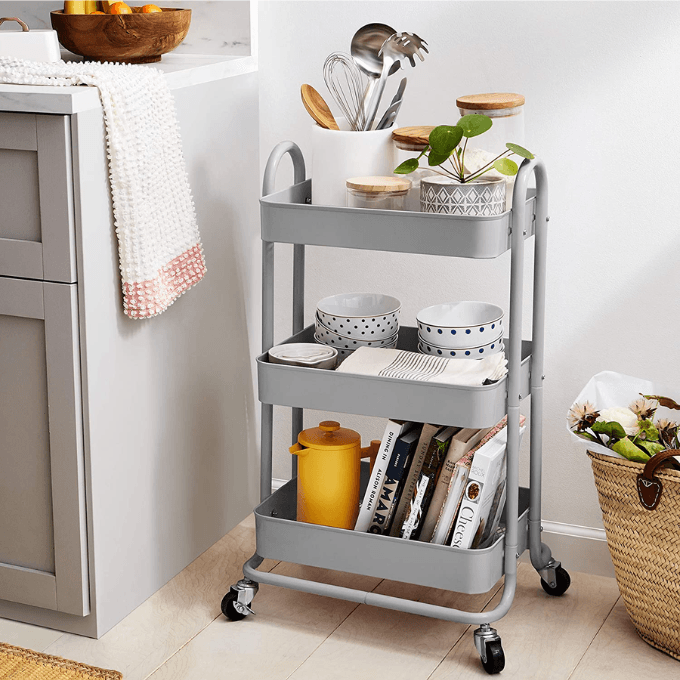 Amazon-3-Tier rolling utility or kitchen cart