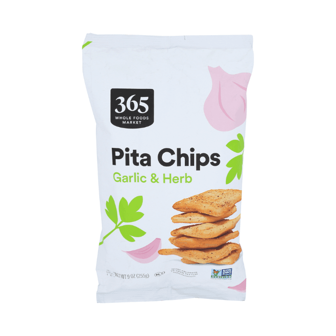 Whole Foods - garlic herb pita chips