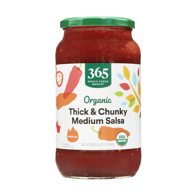 Whole Foods - organic thick & chunky medium salsa