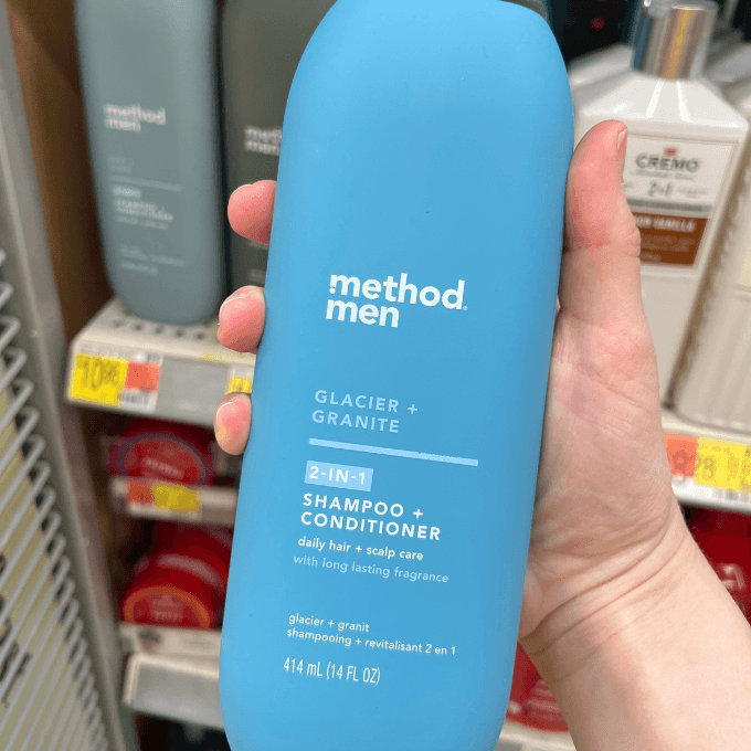 Walmart-Method Men 2-in-1 shampoo and conditioner
