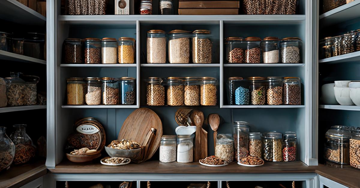 kitchen pantry organization and storage