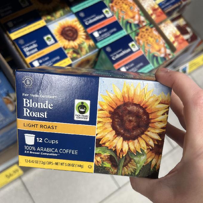 Barissimo Blonde roast coffee cups