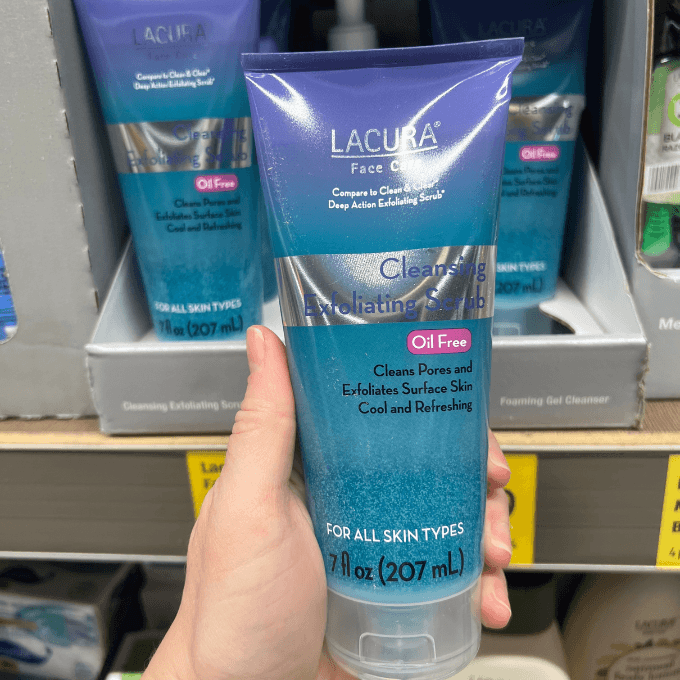 Aldi-Lacura Exfoliating Scrub