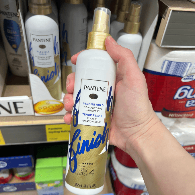 Aldi-Pantene Strong Hold Hairspray