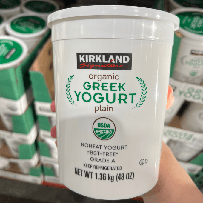 Kirkland Signature greek yogurt