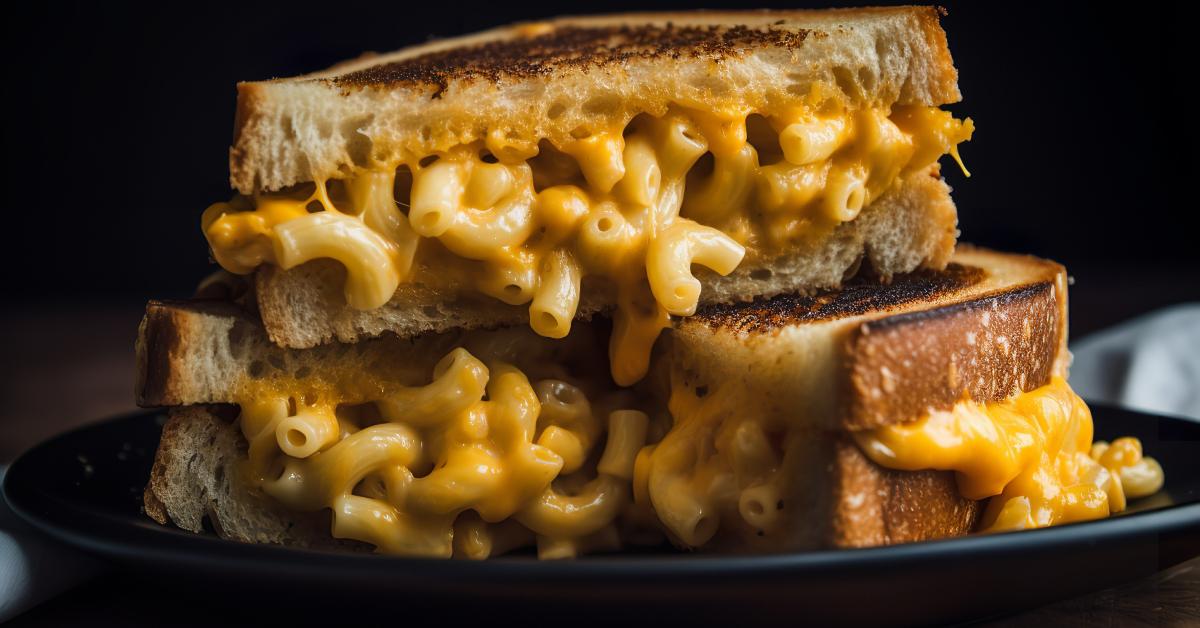 mac and cheese grilled cheese