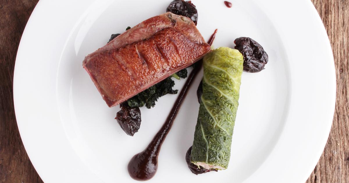 pan fried duck breast