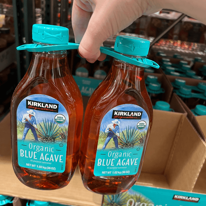 Two bottles of agave