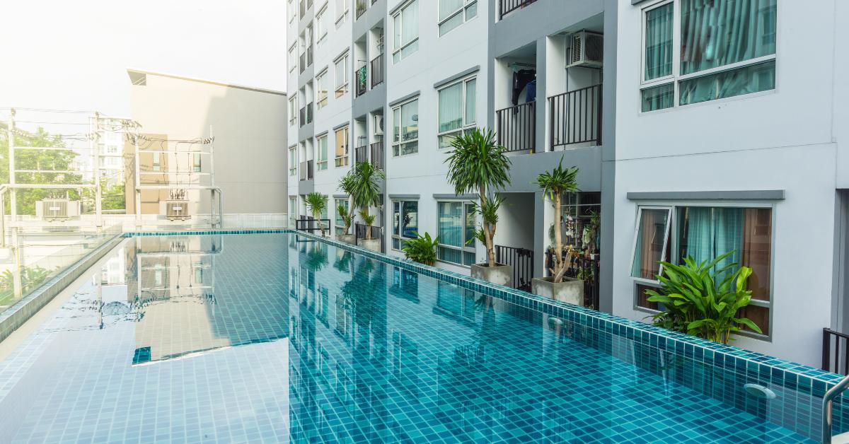 condominium with swimming pool