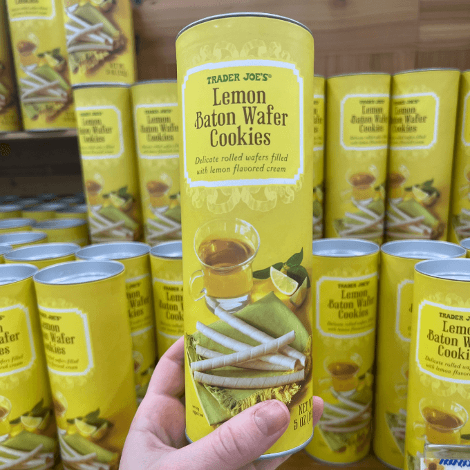 Lemon Baton Wafer Cookies