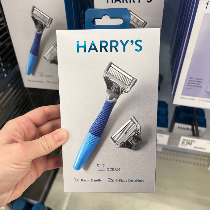 harry’s ocean blue razor