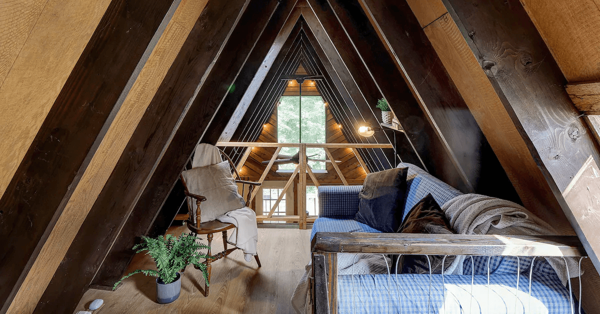 Creekside Colorado A-Frame Cabin