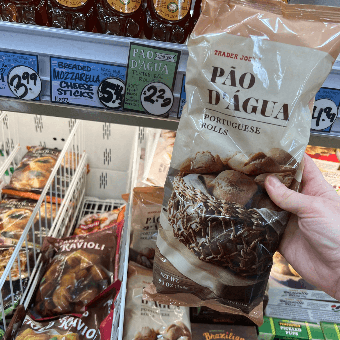 A package of Portuguese rolls
