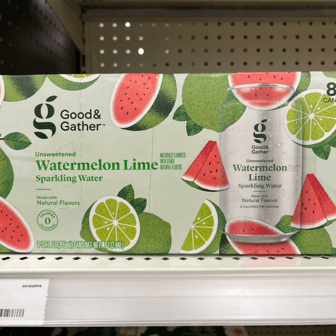 watermelon lime sparkling water