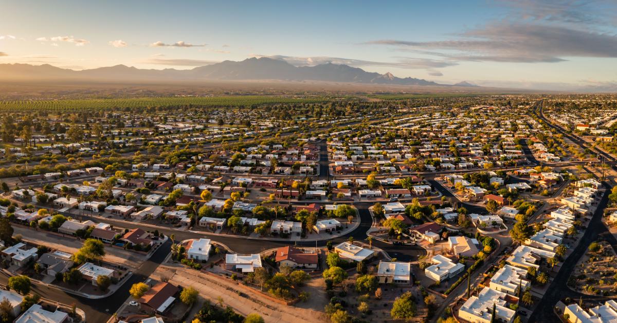 Green Valley, Arizona at sunrise