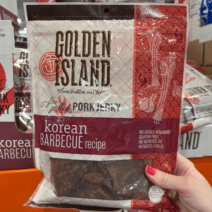 Korean barbecue pork jerky