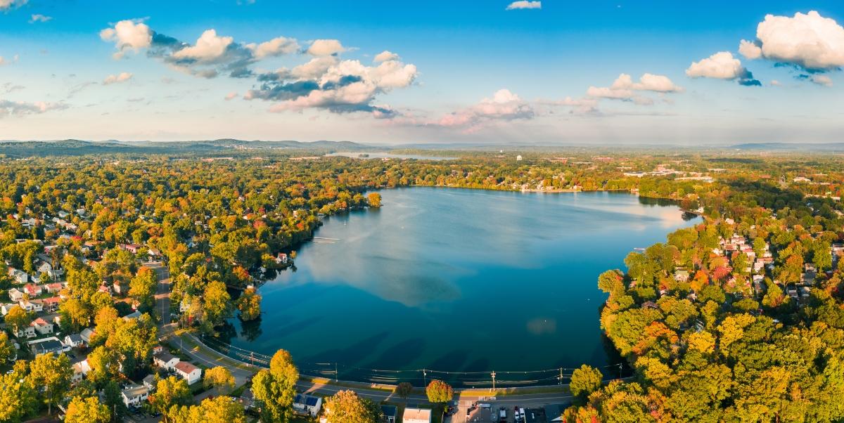 Lake Parsippany in New Jersey