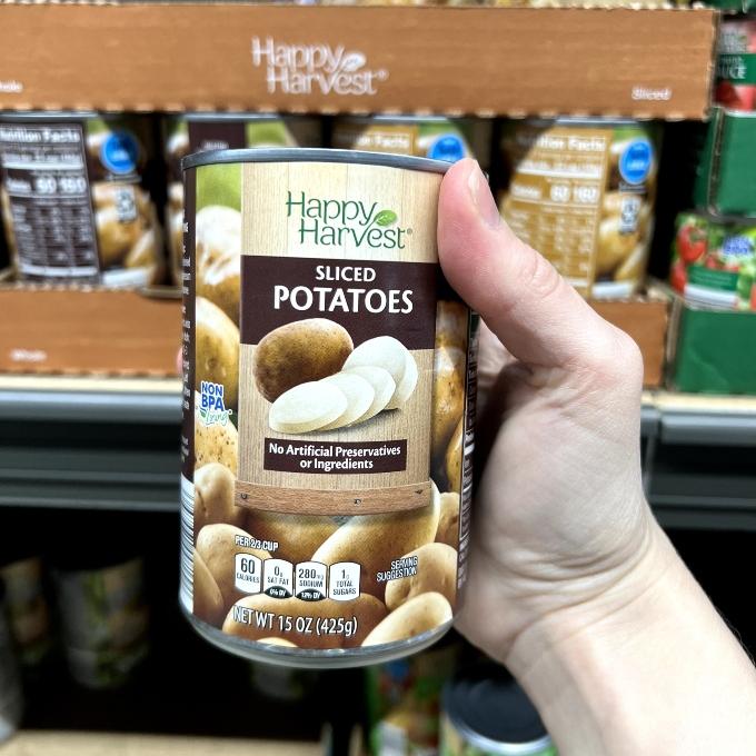 happy harvest canned sliced potatoes