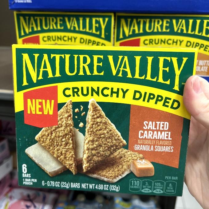 nature valley crunchy dipper granola squares