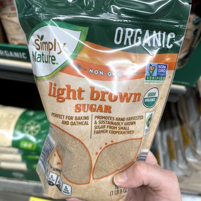 simply nature organic light brown sugar