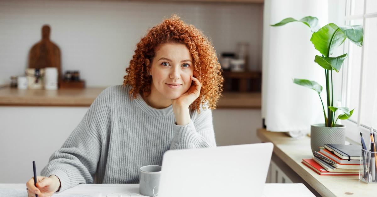 owner of online store working
