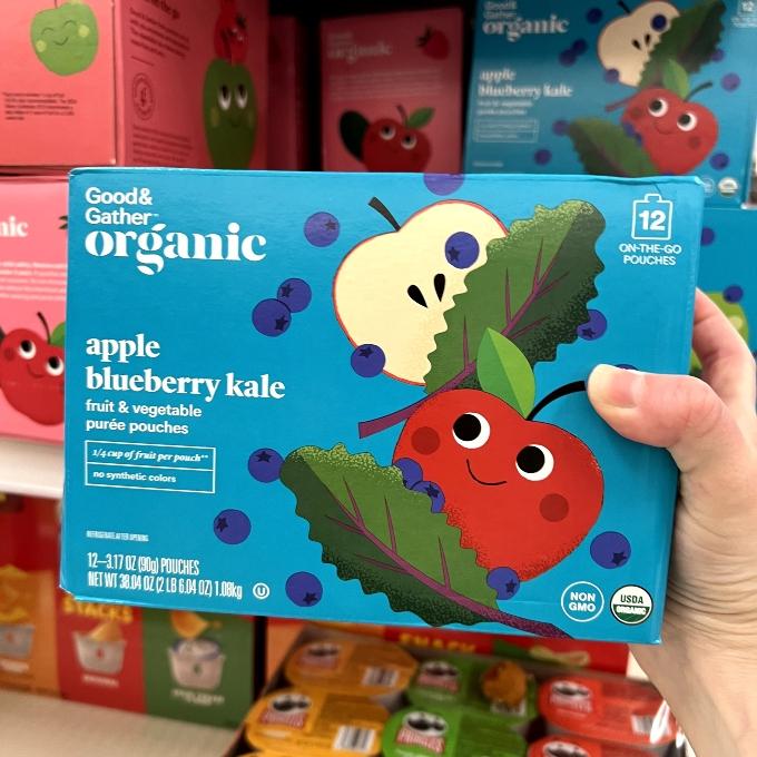 fruit and vegetable puree pouches