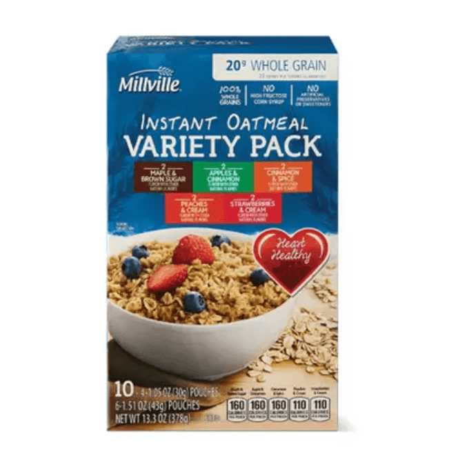 milville instant oatmeal