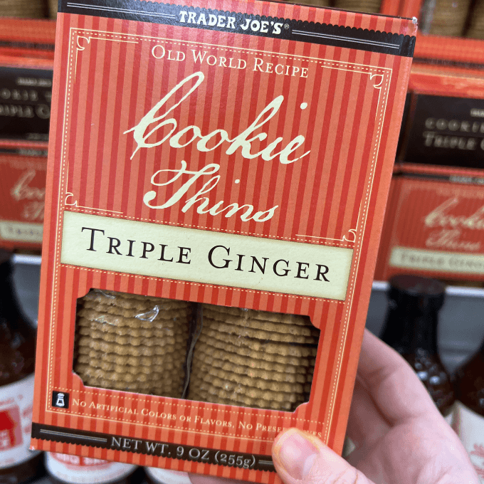 triple ginger cookie thins