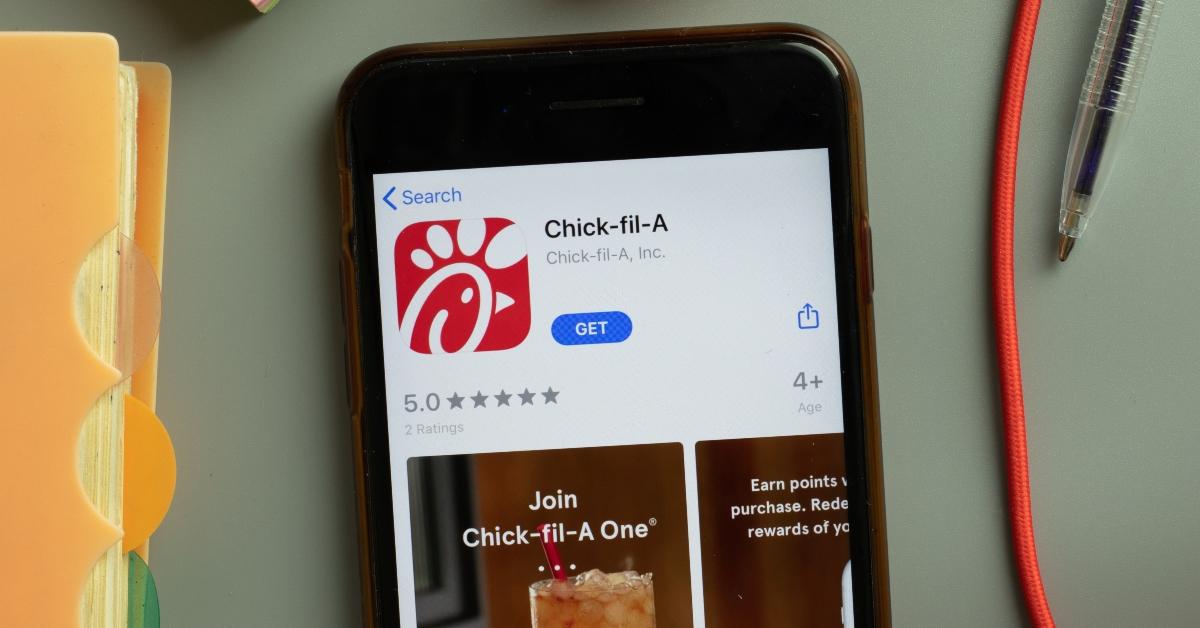 app logo on phone screen