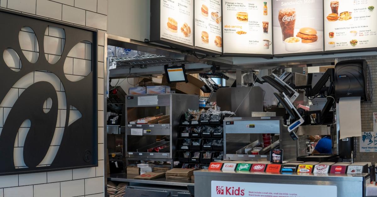 fast food restaurant electronic menu